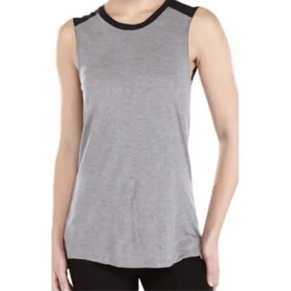 Vince Heather Gray & Black Colorblock Tank Size XS - Picture 1 of 5